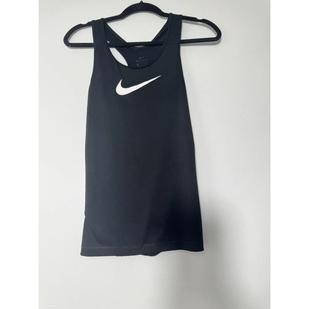 Nike Pro Dri-Fit WOMEN'S Black Sleeveless‎ Tank Top Small